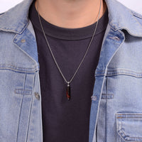 Tiger Eye Pendant in Yellow Gold Plated Sterling Silver