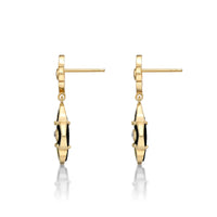 Flora Classic Double Flower Drop Earrings