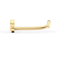 14K Lotus Curved Nose Ring - 20G
