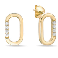 Lab Grown Diamond Oval Earrings