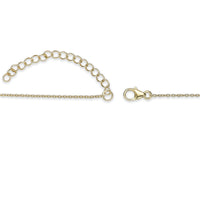 Oval Cross Pendant Necklace
