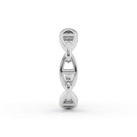 10K Link Open Hoop Nose Ring - 20G