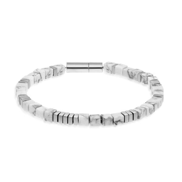 Beaded Bracelet in Stainless Steel