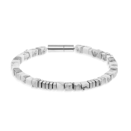 Beaded Bracelet in Stainless Steel