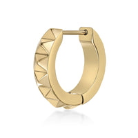 Men's Hoop Earring in Gold Ion Plated Stainless Steel