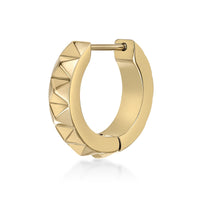 Men's Hoop Earring in Gold Ion Plated Stainless Steel