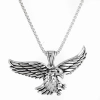 Eagle Wingspan Pendant in Stainless Steel