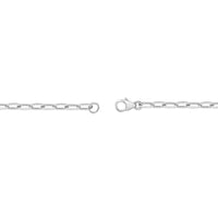 Lab Grown Diamoind Carabiner Paperclip Necklace