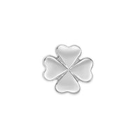 10K Gold Screw Clover Nose Ring - 20G