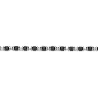 Beaded Bracelet in Black Ion Plated Stainless Steel