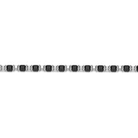 Beaded Bracelet in Black Ion Plated Stainless Steel