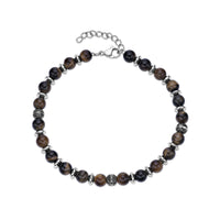Beaded Bracelet in Stainless Steel