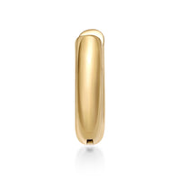 Plain Hoop Earring in Gold Ion Plated Stainless Steel