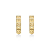 Men's Hoop Earring in Gold Ion Plated Stainless Steel