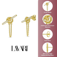 Toggle Dangle Earrings