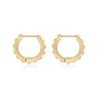 Men's Hoop Earring in Gold Ion Plated Stainless Steel