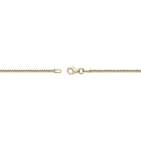 Lion's Head Dog Tag Pendant with 0.018 cttw Black Diamonds in Yellow Gold Plated Sterling Silver, 24"