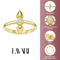 Lab Grown Diamond Spike Ring