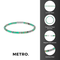 Beaded Bracelet in Stainless Steel
