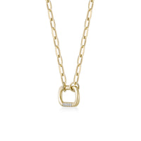 Carabiner Paperclip Necklace