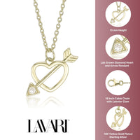 Heart and Arrow Necklace