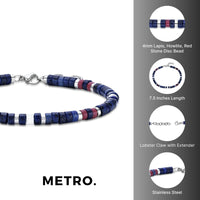 Beaded Bracelet in Stainless Steel
