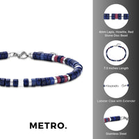Beaded Bracelet in Stainless Steel