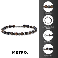 Beaded Bracelet in Stainless Steel