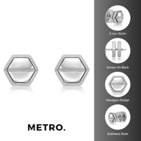 Stud Earring in Stainless Steel