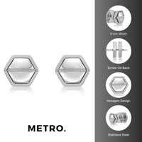 Stud Earring in Stainless Steel