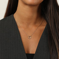 Lab Grown Diamond Circle Necklace