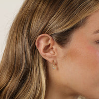 Paperclip Stud Earrings