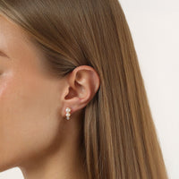 Pearl Drop Down Earrings