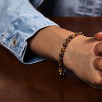 Beaded Bracelet in Stainless Steel