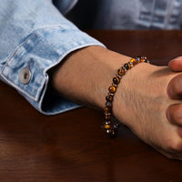 Beaded Bracelet in Stainless Steel