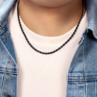 Thin Chain in Black Ion Plated Stainless Steel
