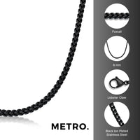 Thick Chain in Black Ion Plated Stainless Steel