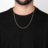 Thin Chain in Gold Ion Plated Stainless Steel