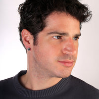 Round Stud Earring in Stainless Steel