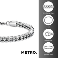 Thick Bracelet in Stainless Steel