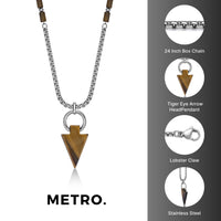 Triangle Drop Necklace in Stainless Steel