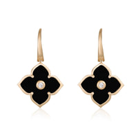 Flora Classic Flower Fish Hook Earrings
