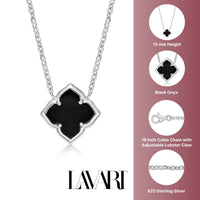 Flora Petite Clover Pendant Necklace