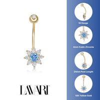 Star Belly Ring - 16G
