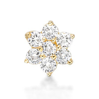 20 G (0.8 mm) Lab Grown Diamond Straight-Stud Nose Ring in 14K Gold