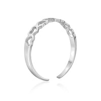 Adjustable Heart Toe Ring