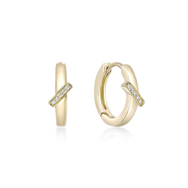 Slash Hoop Earrings