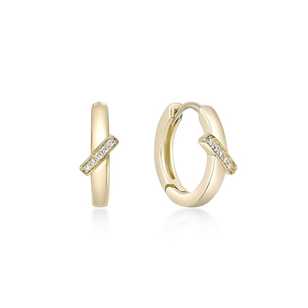 Slash Hoop Earrings