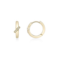 Slash Hoop Earrings