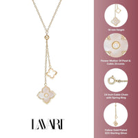 Flora Classic Double Flower Pendant